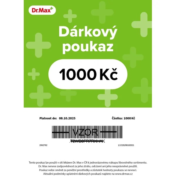 Poukaz Dr. Max 1000