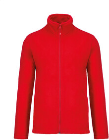 Celoprop�nac� fleecov� bunda KA911, �erven�