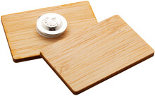 Odznak z bambusu BooBadge, p��rodn�