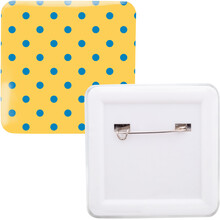 Odznak se �pendl�kem SquareBadge Maxi, b�l�