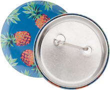 Placka - odznak se �pendl�kem PinBadge Maxi, b�l�, st��brn�