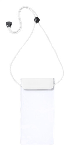 Vod�odoln� obal na mobil Splash, b�l�, pr�hledn�