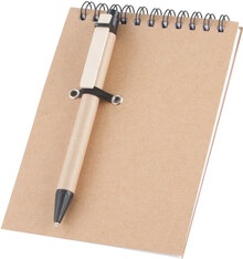 Pozn�mkov� blok s kuli�kov�m perem Negundo, p��rodn�, �ern�