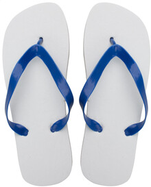 Pl�ov� pantofle Mirgo, tmav� modr�, b�l�