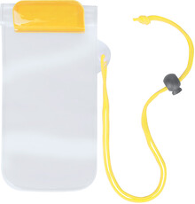 Vod�odoln� obal na mobil Wapro, �lut�, pr�hledn�