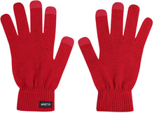 RPET rukavice na dotykovou obrazovku Retouch, �erven�