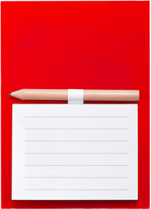 Blok s magnetkou Pecfri, �erven�