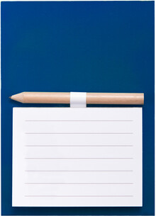 Blok s magnetkou Pecfri, modr�