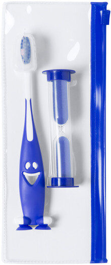 Sada na �i�t�n� zub� Toothie, modr�