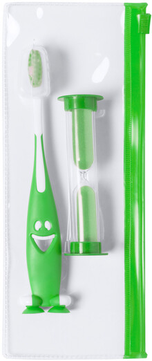 Sada na �i�t�n� zub� Toothie, zelen�