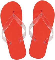 Pl�ov� pantofle Arivo, �erven�