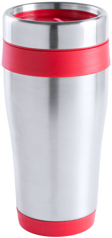 Termo hrnek Caprol, �erven�, st��brn�