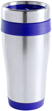 Termo hrnek Caprol, modr�, st��brn�