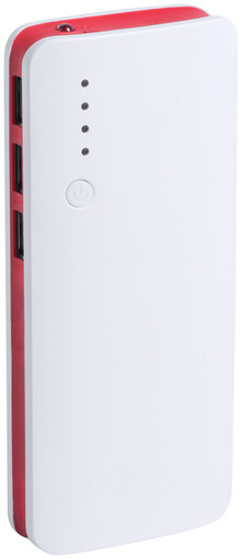 Power banka Tenak, �erven�, b�l�