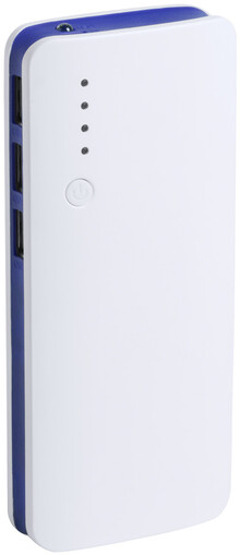 Power banka Tenak, modr�, b�l�
