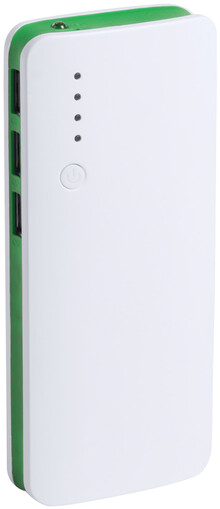 Power banka Tenak, zelen�, b�l�