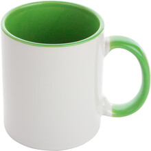 Hrnek na sublimaci InnoColour, zelen�, b�l�