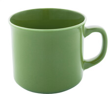 Matn� vintage hrnek Woodstock Flat, limetkov� zelen�