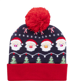 V�no�n� LED zimn� �epice, Santa Claus Norrsken, v�cebarevn�
