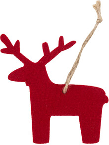 RPET ozdoba na v�no�n� stromek, sobi Joulox, �erven�