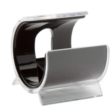 Stoj�nek na mobil Barry, �ern�, pr�hledn�