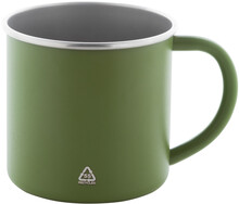 Hrnek z recyklovan� nerezov� oceli Hossa, zelen�
