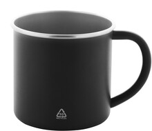 Hrnek z recyklovan� nerezov� oceli Hossa, �ern�