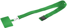 RPET lanyard na mobil Revent Call, zelen�