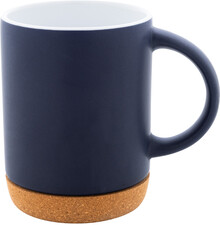 Hrnek Koberg, tmav� modr�, b�l�