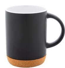 Hrnek Koberg, �ern�, b�l�