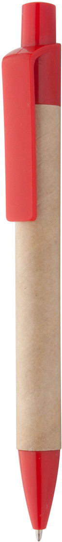 Kuli�kov� pero z recyklovan�ho pap�ru Reflat, p��rodn�, �erven�