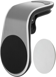 Stoj�nek na mobil do auta Magvent, st��brn�