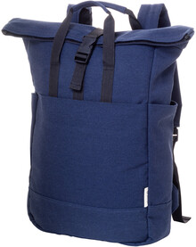 Batoh z recyklovan� pl�tno Rebyss Roll, tmav� modr�