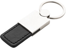 P��v�ek na kl��e Rokke, st��brn�, �ern�