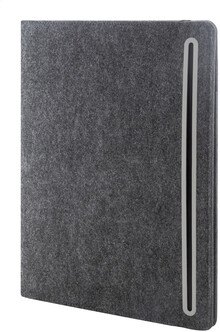 RPET plst�n� sloha na dokumenty Refelt Meet A4, tmav� �ed�