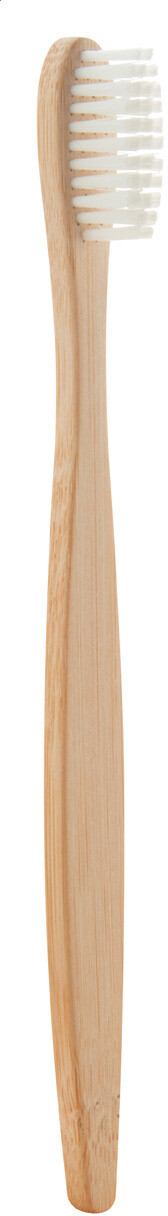 Bambusov� kart��ek na zuby Boohoo, b�l�, p��rodn�