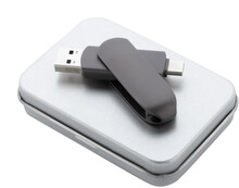 OTG USB flash disk Gigax, tmav� �ed�
