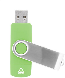 USB flash disk RABS OTG TwistDrive Plus, zelen�