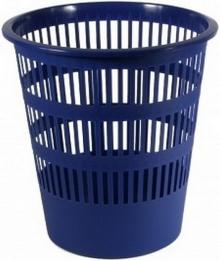 Odpadkov� ko� Donau 12 l, plastov� s d�rov�n�m, modr�