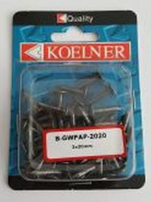 Hebky kalen, pozinkovan, 2,0 x 15 mm, 30 ks