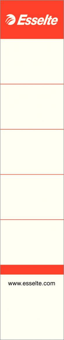 �t�tek na po�ada�e  Esselte, 3 x 15,8 cm, zasouvac�, b�ov�