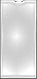 Samolep�c� kapsa na �t�tek Karton PP, 15,5x5,5 cm, transparentn�