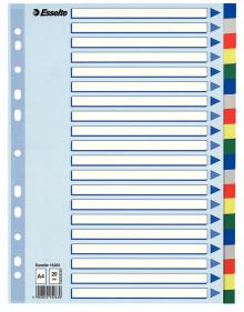 Roz�a�ova� Esselte A4, mix barev, 20 list�