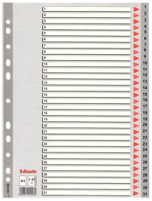 Roz�a�ova� Esselte A4, 1 - 31 , 31 list�