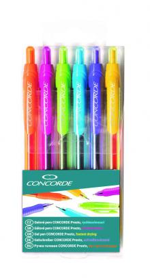 ROLLER GELOV� CONCORDE PRESTO, 0,7 mm, sada 6ks