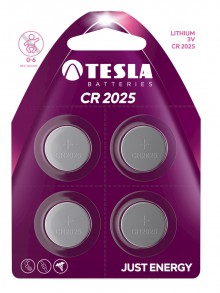Baterie TESLA CR2025, 5 ks