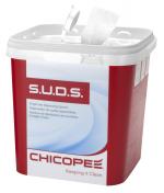 UTRKA Chicopee S.U.D.S. Microfibre cleaning wipe, bl, 200 trk