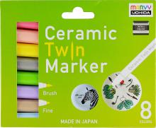 Sada popisova�� Marvy na keramiku, pastelov� barvy