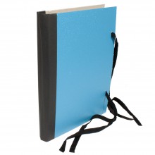 Desky spisov� HIT OFFICE A1, s tkanic� a h�betem, modr�