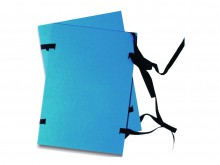 Desky spisov� HIT OFFICE A3, s tkanic�, modr�